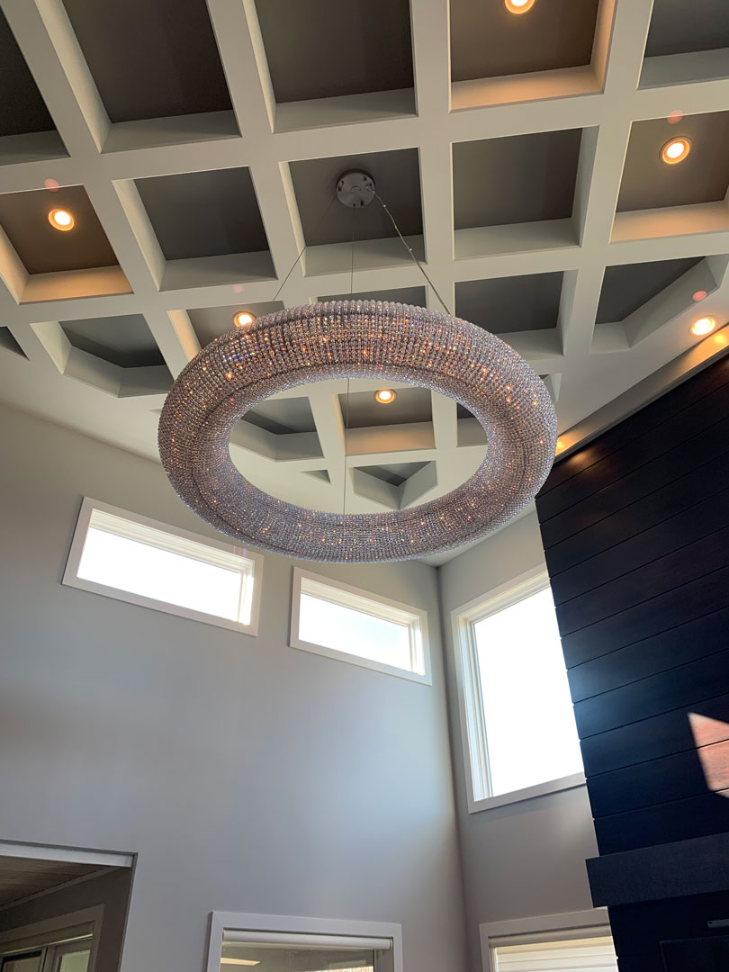 Modern crystal Circular Chandelier for living room